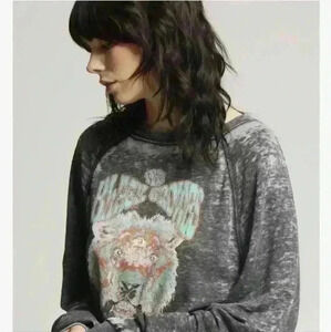 The  Black Crowes Lions Ls Burnout Sweatshirt size small